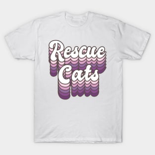 Retro Rescue Cats T-Shirt